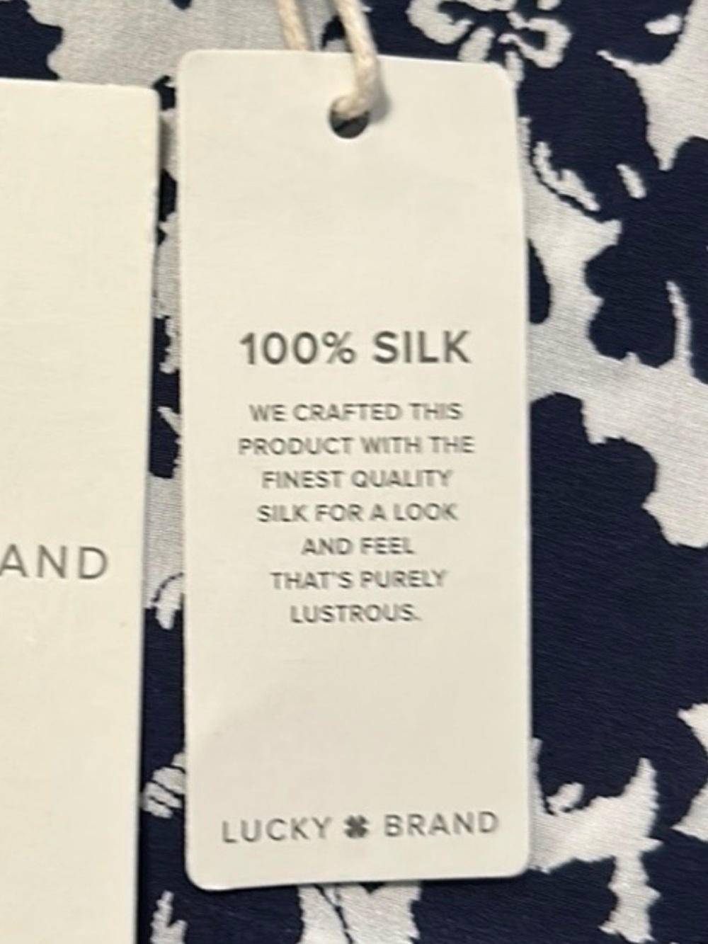 Lucky Brand Silk Karin Wrap Dress - Picture 4 of 4